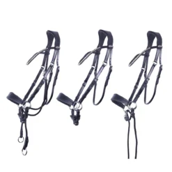 Bitloos Hoofdstel QHP Sunna Zwart -Ruiter Hoek Verkoopwinkel bitloos hoofdstel qhp sunna zwart 1500x1500 124745