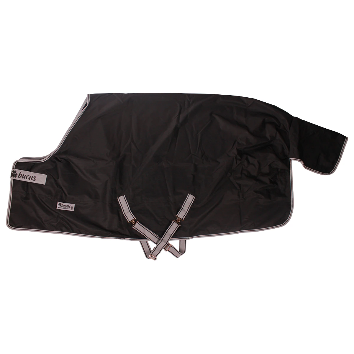Deken Bucas Anniversary Turnout Stay-Dry 150gr Zwart-zilver 3 Deken Bucas Anniversary Turnout Stay-Dry 150gr Zwart-zilver