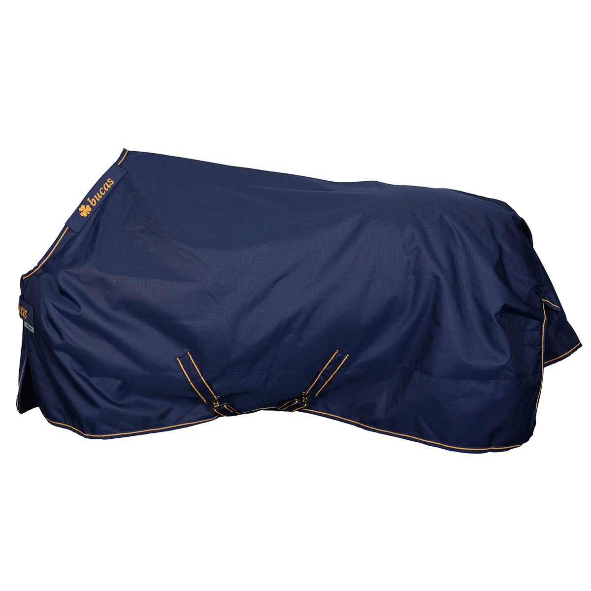 Deken Bucas Irish Turnout 150gr Donkerblauw-goud 3 Deken Bucas Irish Turnout 150gr Donkerblauw-goud