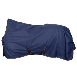 Deken Bucas Irish Turnout Light High Neck 50gr Donkerblauw-goud