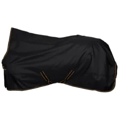 Deken Bucas Irish Turnout Light High Neck 50gr Zwart-goud