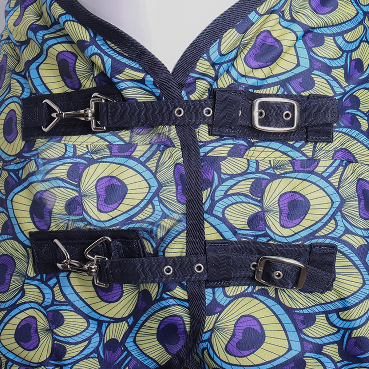 Deken Horsegear Peacock 100gr Multicolor 5 Deken Horsegear Peacock 100gr Multicolor - Afbeelding 3