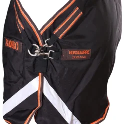 Deken Horseware Rambo Supreme 1680D Medium 200gr Zwart-oranje -Ruiter Hoek Verkoopwinkel deken horseware rambo supreme 1680d medium 200gr zwart oranje 1500x1500 133566