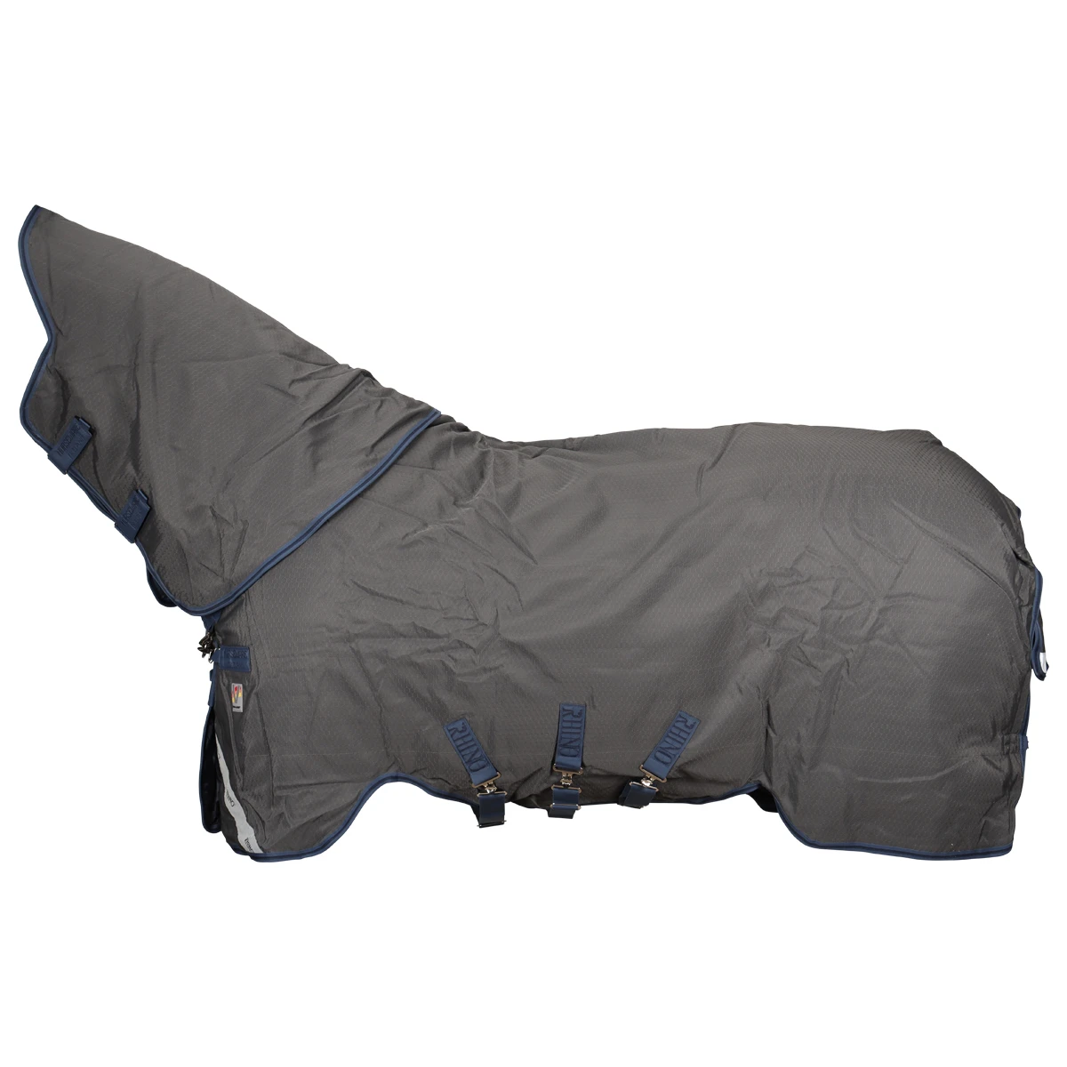 Deken Horseware Rhino Plus Hexstop Vari-Layer 250gr Grijs 3 Deken Horseware Rhino Plus Hexstop Vari-Layer 250gr Grijs