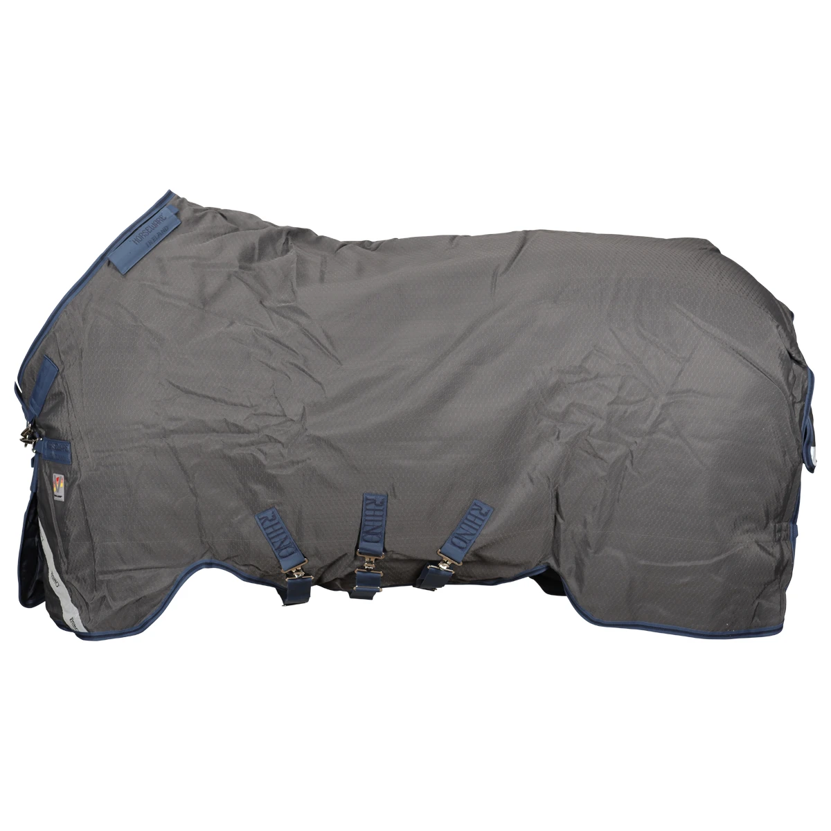 Deken Horseware Rhino Plus Hexstop Vari-Layer 250gr Grijs 5 Deken Horseware Rhino Plus Hexstop Vari-Layer 250gr Grijs - Afbeelding 3