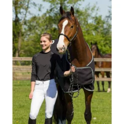 Deken QHP Eldorado Fleece Donkerblauw -Ruiter Hoek Verkoopwinkel deken qhp eldorado fleece donkerblauw 1500x1500 114839