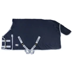 Deken QHP Turnout 100gr Donkerblauw