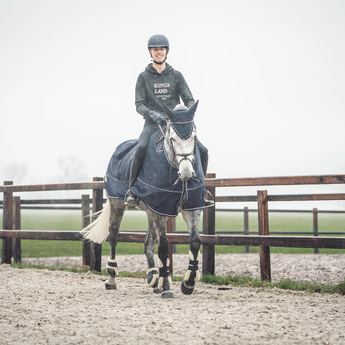 Deken SKØL Cooler Ebba Donkerblauw 7 Deken SKØL Cooler Ebba Donkerblauw - Afbeelding 5
