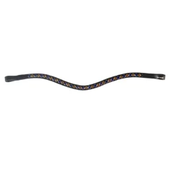 Frontriem Horka Colori Black Black-beige