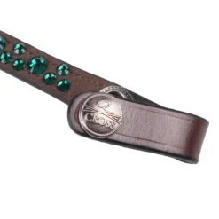 Frontriem QHP Eldorado Bruin-groen -Ruiter Hoek Verkoopwinkel frontriem qhp eldorado bruin groen 1500x1500 130621