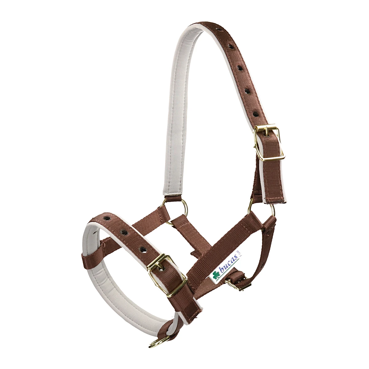 Halster Bucas Dublin Bruin-zilver 4 Halster Bucas Dublin Bruin-zilver - Afbeelding 2
