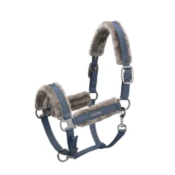 Halster Eskadron Essence Sparkle Faux Fur Double Pin Donkerblauw