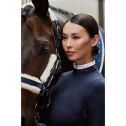 Halster Eskadron Platinum Pure Double Pin Mattgloss EVO-wol Blauw -Ruiter Hoek Verkoopwinkel halster eskadron platinum pure double pin mattgloss evo wol blauw 1500x1500 184420