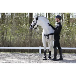 Halster Horsegear Leopard Grijs-zwart -Ruiter Hoek Verkoopwinkel halster horsegear leopard grijs zwart 1500x1500 121672