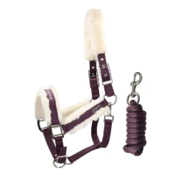 Halsterset Equestrian Stockholm Orchid Bloom Paars