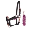 Halsterset Harry's Horse Diva Fuchsia Zwart -Ruiter Hoek Verkoopwinkel halsterset harry s horse diva fuchsia zwart 1500x1500 181675