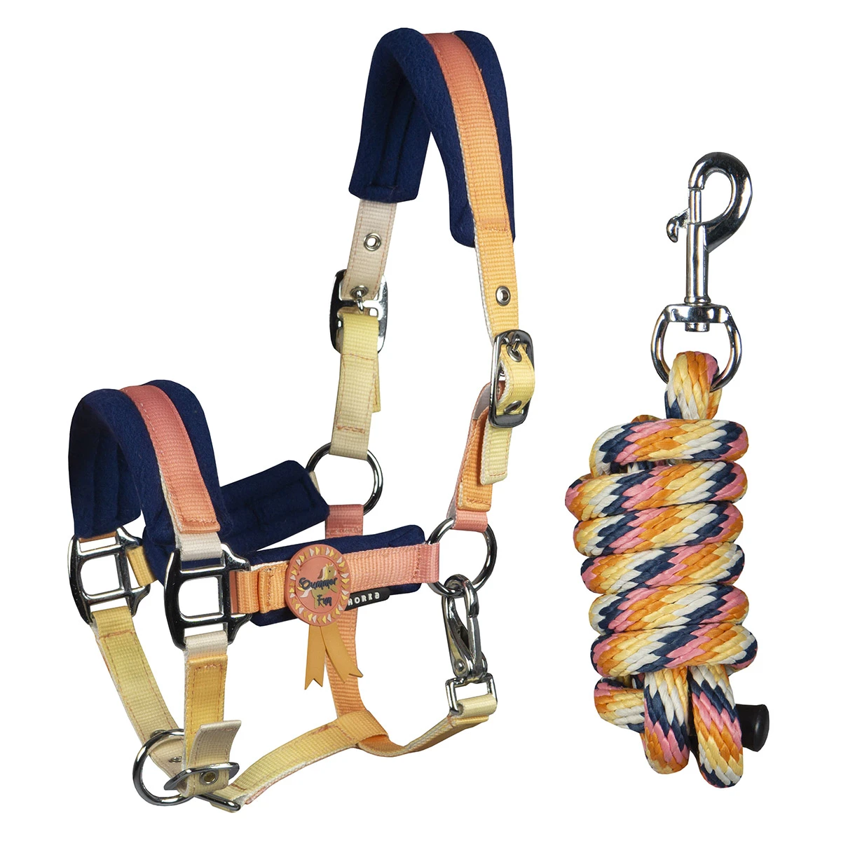 Halsterset Horka Jolly Oranje 3 Halsterset Horka Jolly Oranje