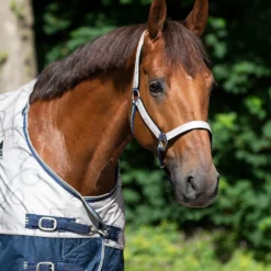 Halsterset QHP Turnout Collection Lichtbruin