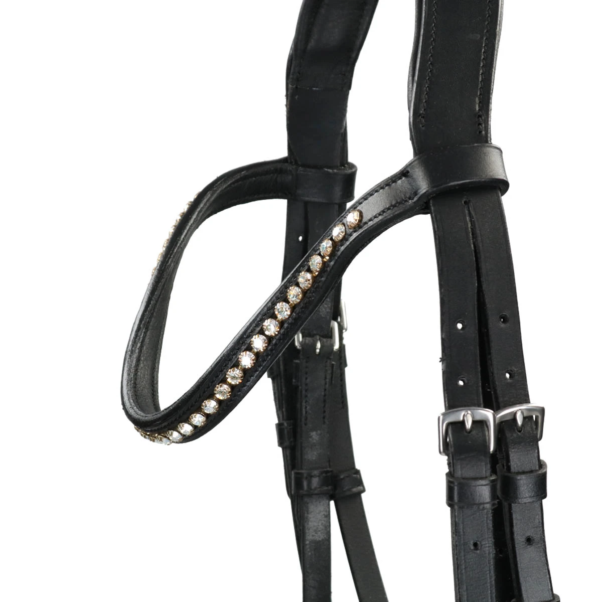 Hoofdstel Horsegear Wenen Zwart 4 Hoofdstel Horsegear Wenen Zwart - Afbeelding 2