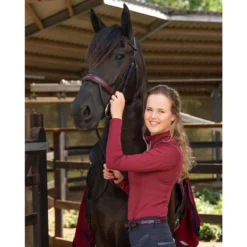 Hoofdstel QHP Chianti Zwart-rood -Ruiter Hoek Verkoopwinkel hoofdstel qhp chianti zwart rood 1500x1500 124755