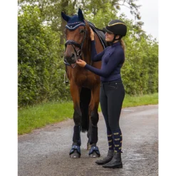 Hoofdstel QHP Orlando Black-blue -Ruiter Hoek Verkoopwinkel hoofdstel qhp orlando black blue 1500x1500 148532