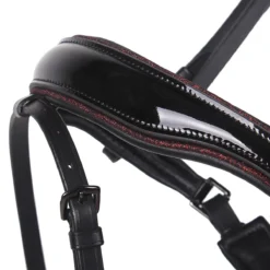Hoofdstel QHP Orlando Zwart-rood -Ruiter Hoek Verkoopwinkel hoofdstel qhp orlando zwart rood 1500x1500 148540