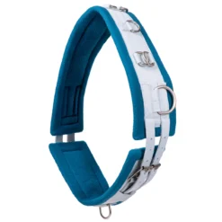 Longeersingel QHP Thunderbolt Blauw-lichtblauw