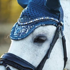 Ruiter Hoek Verkoopwinkel -Ruiter Hoek Verkoopwinkel oornetje horsegear hgvelvet dapple darkturquoise 1500x1500 185482