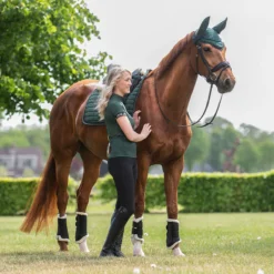 Oornetje QHP Astana Donkergroen -Ruiter Hoek Verkoopwinkel oornetje qhp astana donkergroen 1500x1500 159257