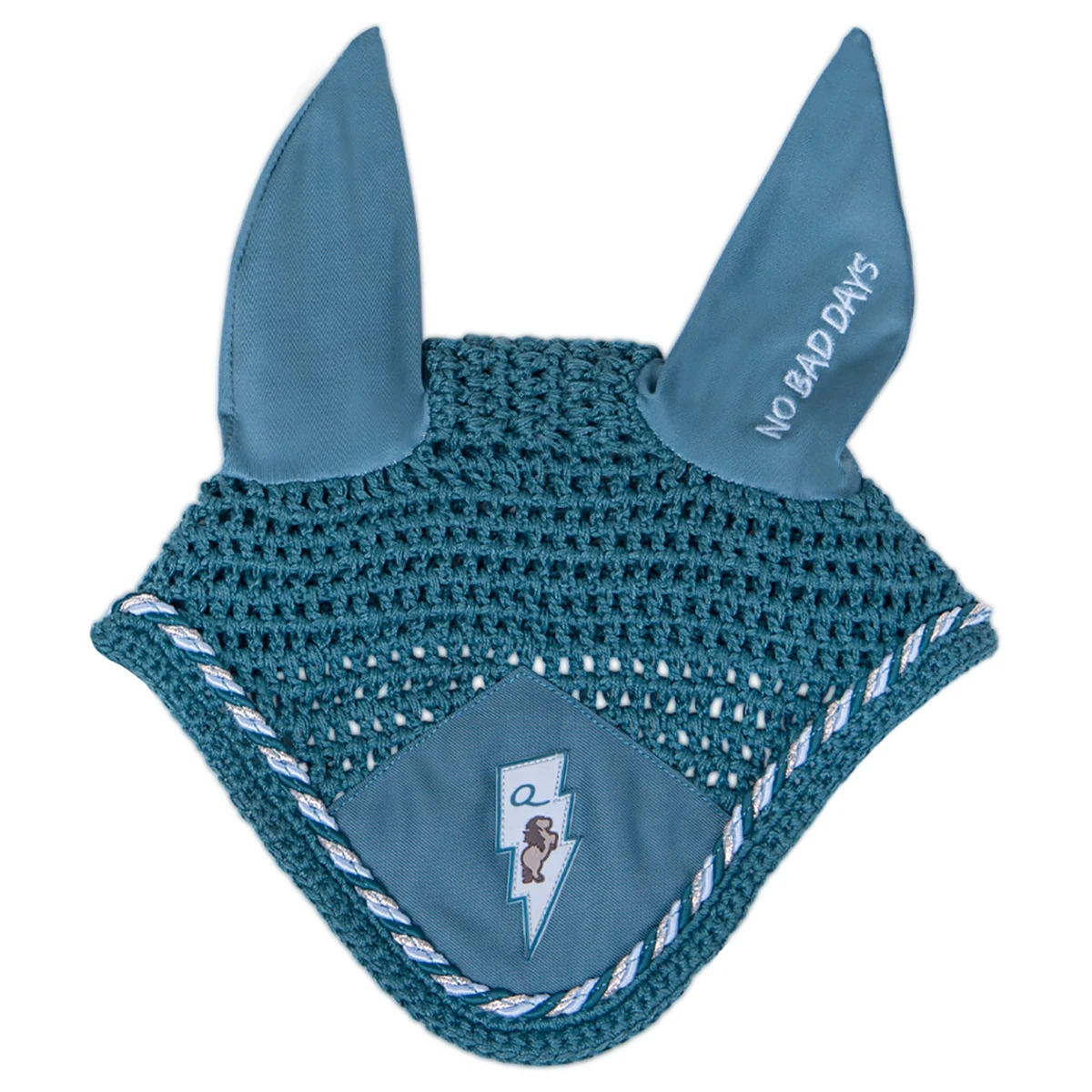 Oornetje QHP Thunderbolt Blauw 3 Oornetje QHP Thunderbolt Blauw