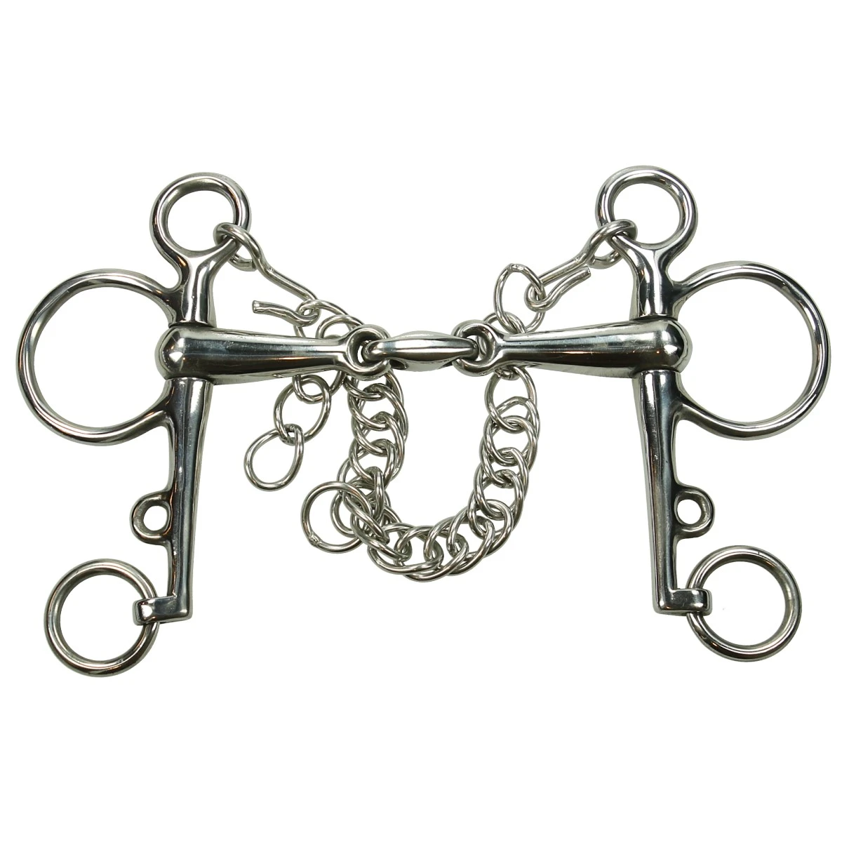 Pelham BR Dubbelgebroken RVS 18mm Overige 3 Pelham BR Dubbelgebroken RVS 18mm Overige