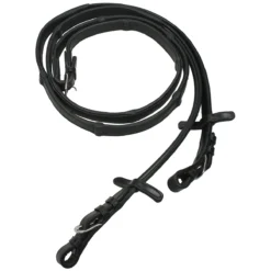 Teugels Horsegear Invisible Stops Leers Zwart