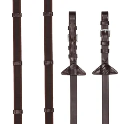 Teugels LeMieux Rubber Grip Continental Middenbruin-zilver