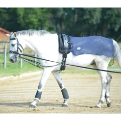 Vliegen Uitrijdeken Busse Longeer Donkerblauw -Ruiter Hoek Verkoopwinkel vliegen uitrijdeken busse longeer donkerblauw 1500x1500 125707
