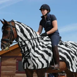 Vliegendeken Bucas Buzz Off Riding Zebra Zebra -Ruiter Hoek Verkoopwinkel vliegendeken bucas buzz off riding zebra zebra 1500x1500 123749