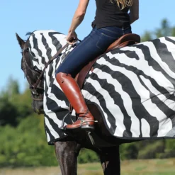Vliegendeken Bucas Buzz Off Riding Zebra Zebra -Ruiter Hoek Verkoopwinkel vliegendeken bucas buzz off riding zebra zebra 1500x1500 123751