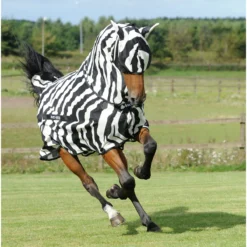 Vliegendeken Bucas Buzz-Off Zebra Full Neck Zebra -Ruiter Hoek Verkoopwinkel vliegendeken bucas buzz off zebra full neck zebra 1500x1500 156535