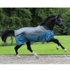 Vliegendeken Horsegear Catus Grijs-groen -Ruiter Hoek Verkoopwinkel vliegendeken horsegear catus grijs groen 1500x1500 121102