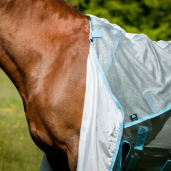 Vliegendeken Horseware Ameco Bug Buster Zilver-blauw -Ruiter Hoek Verkoopwinkel vliegendeken horseware ameco bug buster zilver blauw 1500x1500 181596
