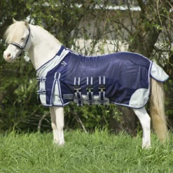 Vliegendeken QHP Falabella Blauw -Ruiter Hoek Verkoopwinkel vliegendeken qhp falabella blauw 1500x1500 101247