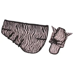 Vliegendeken QHP Met Hals En Masker Zebra -Ruiter Hoek Verkoopwinkel vliegendeken qhp met hals en masker zebra 1500x1500 113608