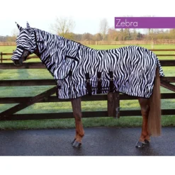 Vliegendeken QHP Met Hals En Masker Zebra -Ruiter Hoek Verkoopwinkel vliegendeken qhp met hals en masker zebra 1500x1500 113609