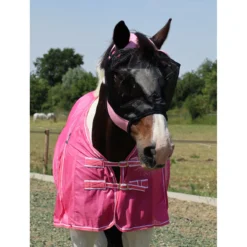 Vliegenmasker Horsegear Zonder Oren En Neus Roze -Ruiter Hoek Verkoopwinkel vliegenmasker horsegear zonder oren en neus roze 1500x1500 186962