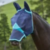Weatherbeeta Vliegenmasker Weatherbeetra Fine Ears & Nose Donkerblauw-turquoise -Ruiter Hoek Verkoopwinkel vliegenmasker weatherbeetra fine ears nose donkerblauw turquoise 1500x1500 132954