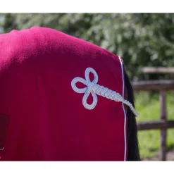 Zweetdeken QHP Ornament Donkerrood -Ruiter Hoek Verkoopwinkel zweetdeken qhp ornament donkerrood 1500x1500 98122