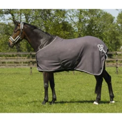 Zweetdeken QHP Ornament Grijs -Ruiter Hoek Verkoopwinkel zweetdeken qhp ornament grijs 1500x1500 98125